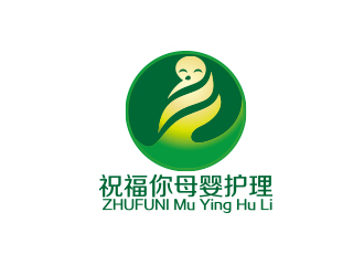 何錦江的北京祝福你母嬰護理中心logo設(shè)計