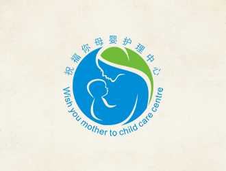 廖燕峰的北京祝福你母嬰護理中心logo設(shè)計