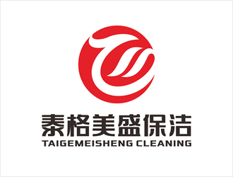 唐國強的江蘇泰格美盛保潔服務有限公司logo設(shè)計