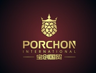 陳國偉的PORCHON INTERNATIONAL 寶創(chuàng)國貿logo設計
