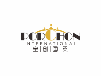 何嘉健的PORCHON INTERNATIONAL 寶創(chuàng)國貿logo設計