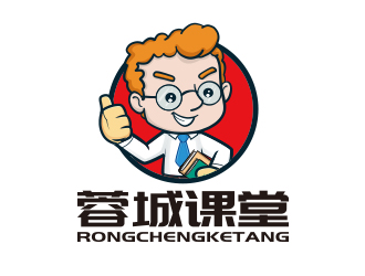 孫金澤的蓉城課堂教育人物標(biāo)志設(shè)計logo設(shè)計