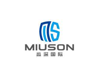 周金進(jìn)的淼深國際跨境出口logo設(shè)計(jì)