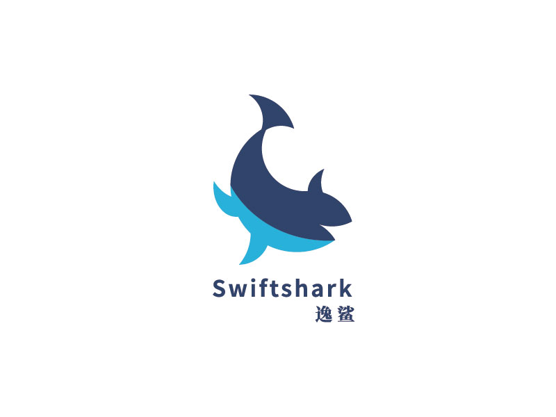 李寧的逸鯊swiftsharklogo設(shè)計
