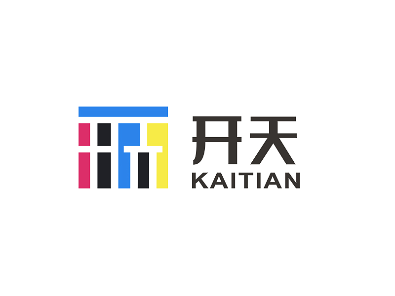 李杰的開天logo設(shè)計