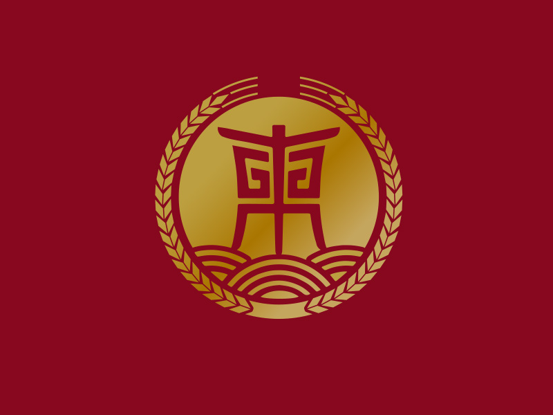 秦光華的白酒品牌，東方麥穗logo設(shè)計(jì)