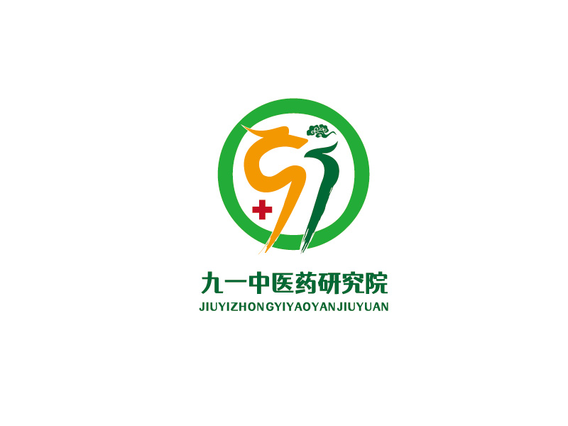 李寧的九一中醫(yī)藥研究院logo設計