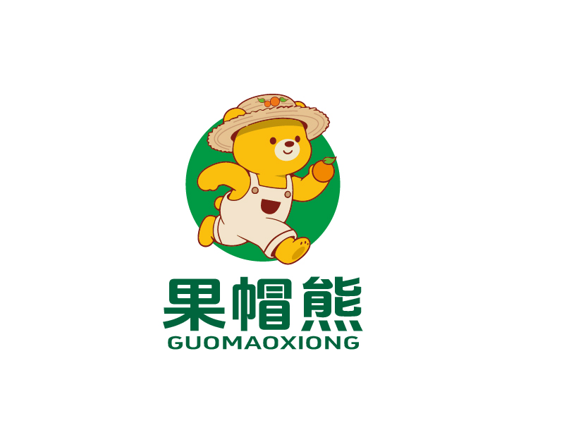 張俊的果帽熊logo設(shè)計