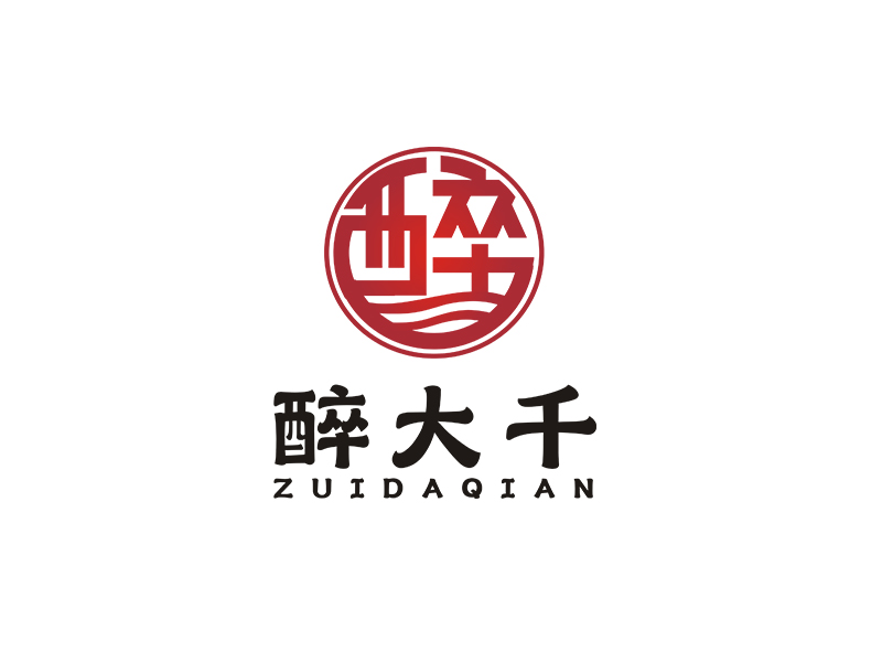 李杰的醉大千logo設(shè)計(jì)